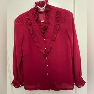 Vintage Mail and Made Fashion House Blouse